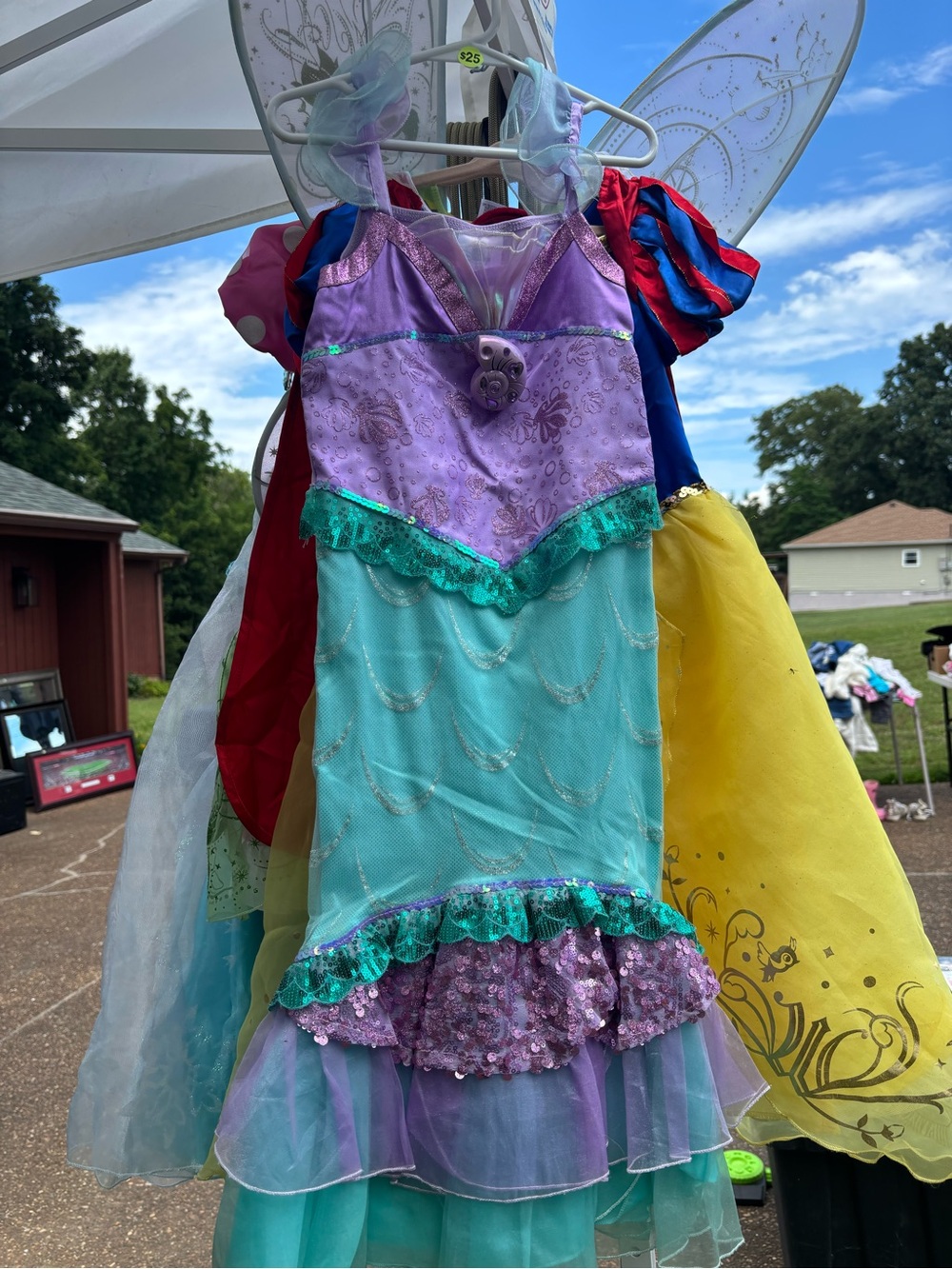 Disney Purple and Aqua Mermaid Costume Dress for Kids